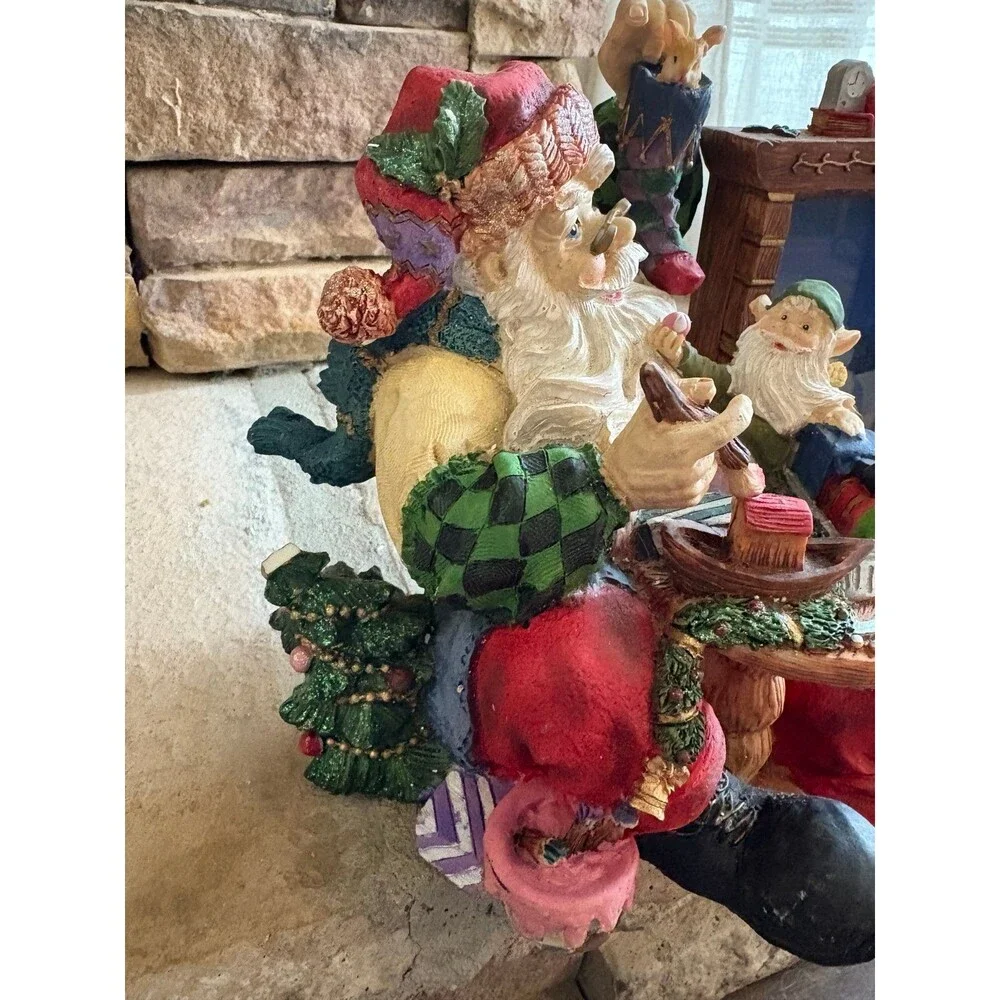 Cracker Barrel Department 56 In the Spirit Santa in Workshop Picture Frame